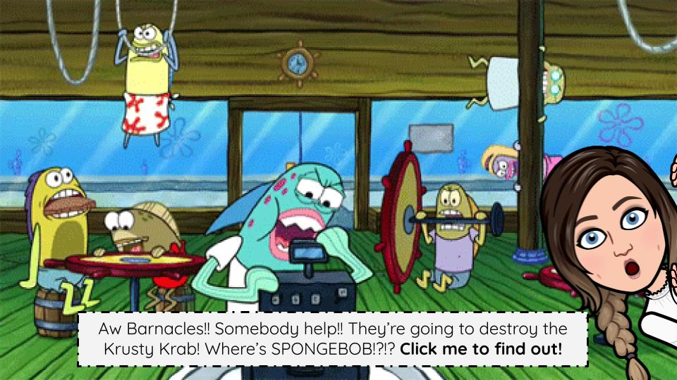 SpongeBob Progressive Verb Tenses